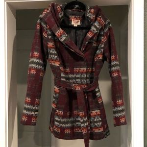 Cozy Tribal print Coat
